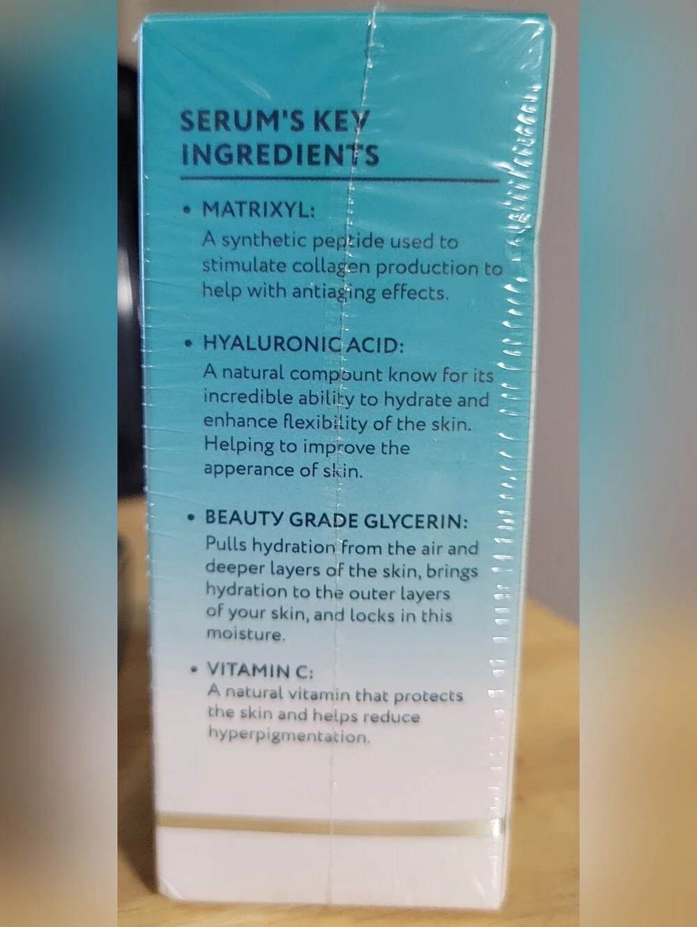 My Derma Dream No-Tox Serum 1 fl oz/30ml New Sealed Matrixyl Peptides Hyaluronic